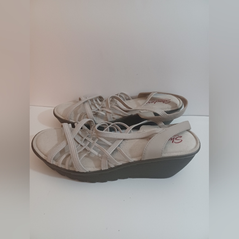 Skechers Womens Memory Form Wedges Pre-owned Good Condition 10M